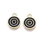 Rack Plating Alloy Enamel Pendants