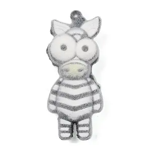 Animal Theme Flocking Silicone Pendants