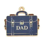 Father's Day Alloy Enamel Pendants
