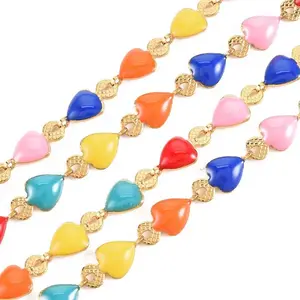 Ion Plating(IP) 304 Stainless Steel Heart Link Chains