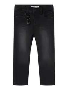NAME IT Džínsy 'Theo'  čierny denim
