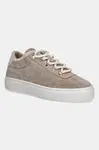 Semišové tenisky Furla Enjoy Lace-Up Sneaker