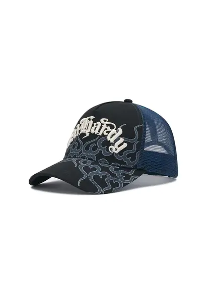 Ed Hardy Čiapka  modrá / čierna / biela