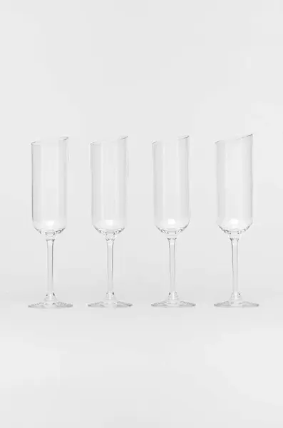 Sada sklenic na šampaňské Villeroy & Boch NewMoon 170 ml 4-pack