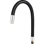 Elastické rameno Novaservis, čierna-chróm W100B