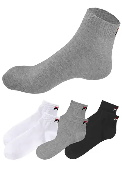 FILA Ponožky  sivá / čierna / biela