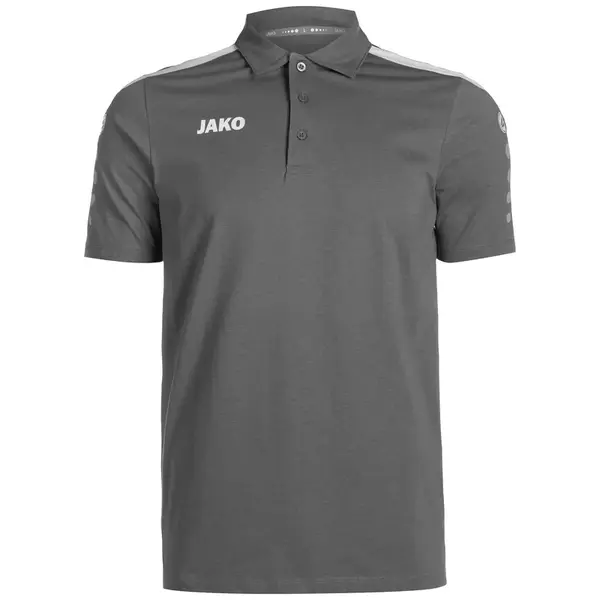 JAKO Funkčné tričko 'Power'  sivá / biela