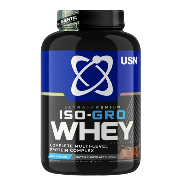 USN Iso-Gro Whey 2kg - čokoláda
