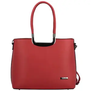 Dámská kabelka do ruky tmavě červená - Delami Bella Rosa