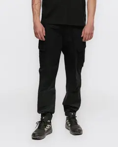 Husky Roy M XL - long, black Pánské bavlněné kalhoty