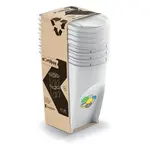 Prosperplast Odpadkový kôš SORTIBOX 4 x 35 l popolavý