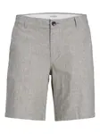 JACK & JONES Chino nohavice 'JPSTDave'  sivá melírovaná