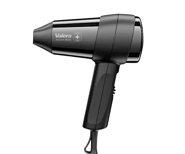 Fén na vlasy Valera Action 1800 542.08 - 1800 W, černý + dárek zdarma