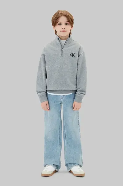 Calvin Klein Jeans mikina dětská s bavlnou