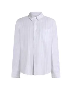 Calvin Klein Jeans Košeľa  sivá / biela