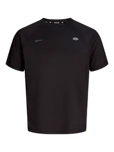 Jack & Jones Junior Tričko 'Badge'  svetlosivá / čierna