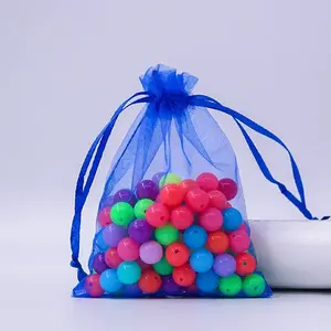 Rectangle Organza Drawstring Bags