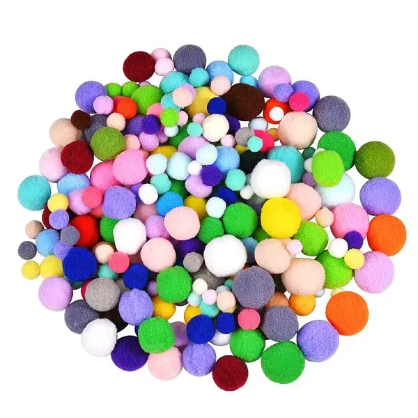 DIY Doll Craft Polyester High-elastic Pom Pom Ball