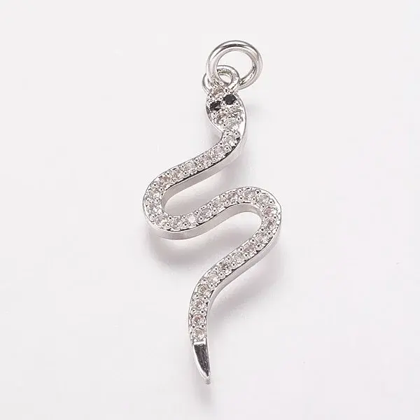 Brass Cubic Zirconia Pendants