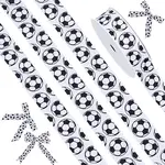 Polyester Football Pattern Ribbon