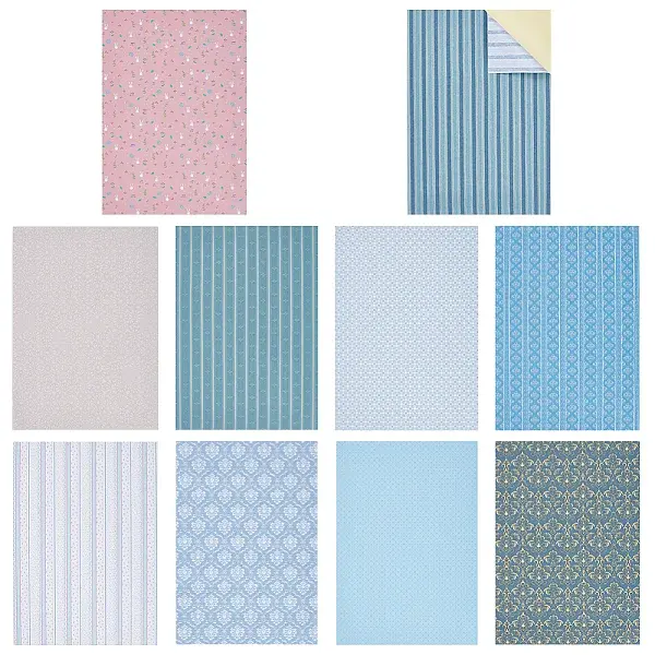 10Pcs 10 Styles Miniature Wallpapers