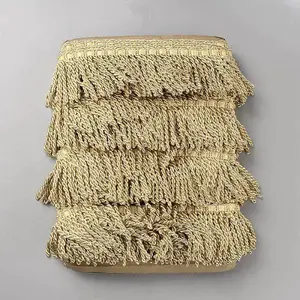 Polyester Twisted Rope Tassel Fringe Trimming