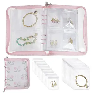 PVC Loose Leaf Jewelry Storage Bag