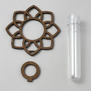 Wall Hanging Terrarium Planter with Plastic Tube