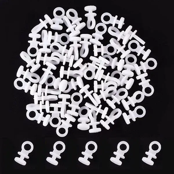 Plastic Curtain Track Glider Hooks