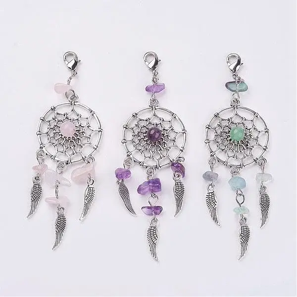 Natural Chip Gemstone Pendant Decorations
