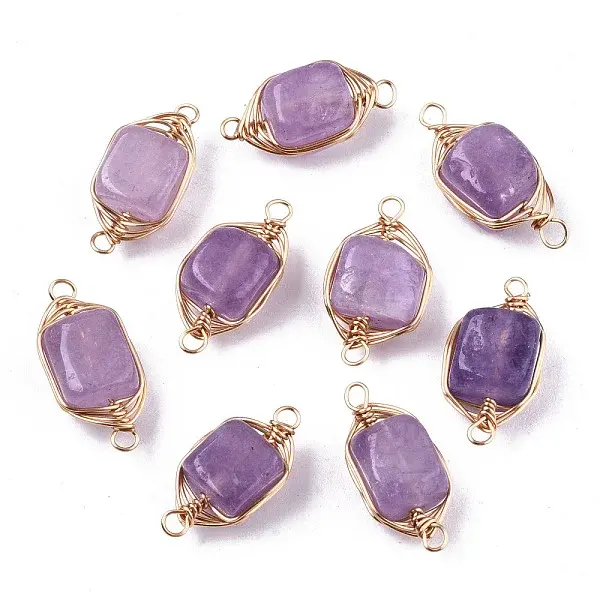 Natural Agate Links Connectors