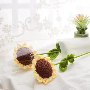 Cotton Knitting Artificial Flower