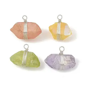 Natural Quartz Crystal Pendants