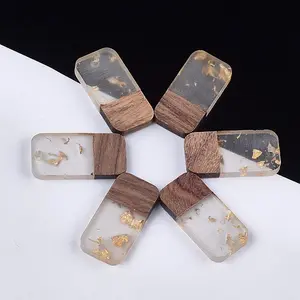 Resin & Walnut Wood Pendants