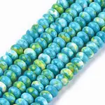Synthetic Ocean White Jade Beads Strands