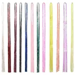 12Pcs 12 Colors Laser PET Hair Wig