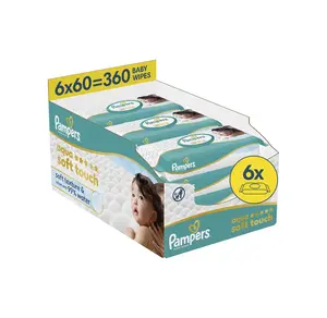 Pampers Aqua Soft Touch Baby detské čistiace obrúsky