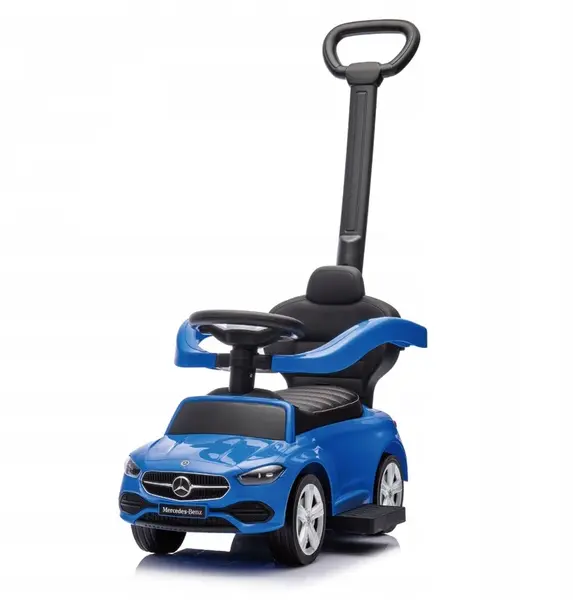 Detské odrážadlo s vodiacou tyčou MERCEDES C-Class Deluxe Milly Mally Blue , 20C57248
