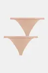Emporio Armani Underwear tanga dámské bavlněné s elastanem 2-pack