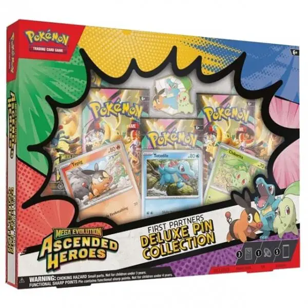Nintendo Pokémon Ascended Heroes First Partners Deluxe Pin Collection
