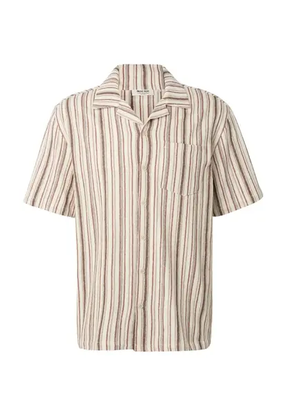 INDICODE JEANS Košeľa 'Amari'  béžová / hnedá