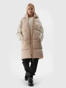 Women's quilted vest 4F