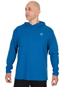 Fox ragetričko s dlouhým rukávem a kapucí blue hooded t - xl