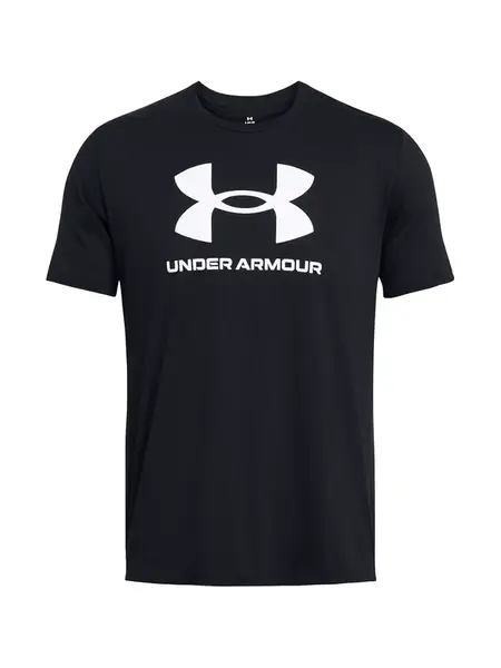 UNDER ARMOUR Funkčné tričko  čierna / biela