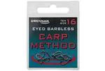 Drennan háčky bez protihrotu Eyed Carp Method Barbless vel. 20