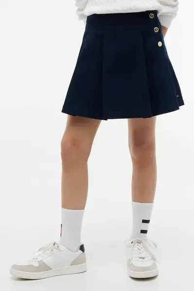 Tommy Hilfiger rozšířená sukně s bavlnou