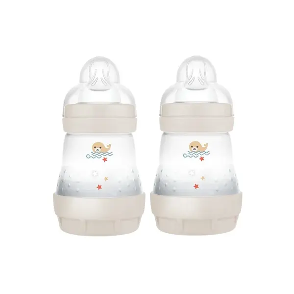 MAM Easy start anti-colic láhev béžová 0+m 160 ml 2 kusy