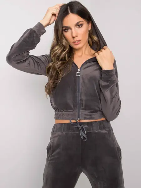 Anthracite sweatshirt Yups cx4285b. R18