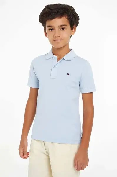 Tommy Hilfiger Detská bavlenná polokošeľa Tommy Hilfiger
