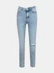 AWARE by VERO MODA Světle modré straight fit džíny VERO MODA Nadine - Dámské
